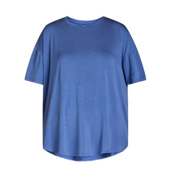 Elongated Soft Crewneck Tunic T-Shirts 2-Pack Size 3X - Picture 3 of 12